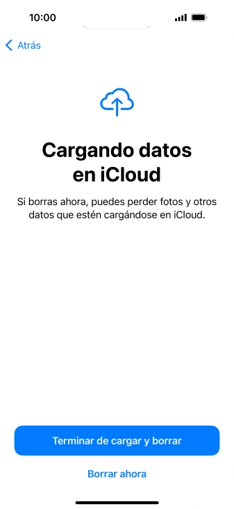 Pulsa el ajuste deseado.