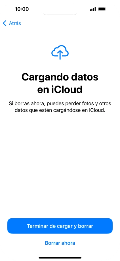 Pulsa el ajuste deseado.
