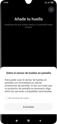 Pulsa Entendido.