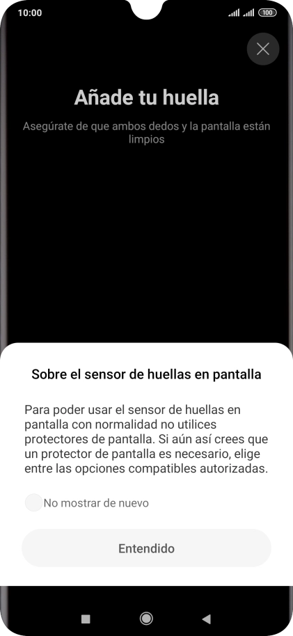 Pulsa Entendido.