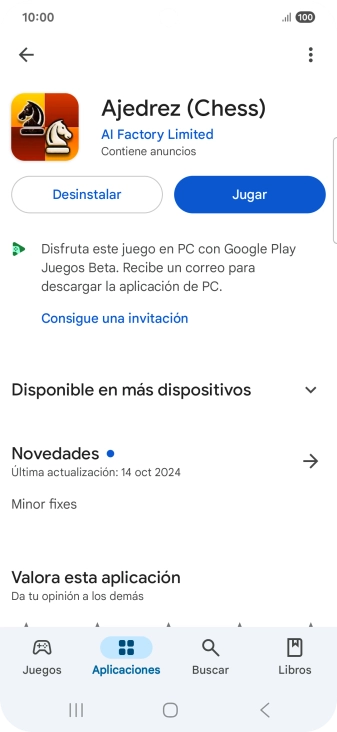 Pulsa Desinstalar.