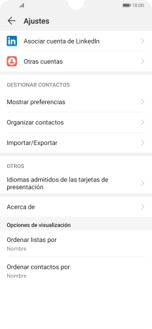 Pulsa Importar/Exportar.