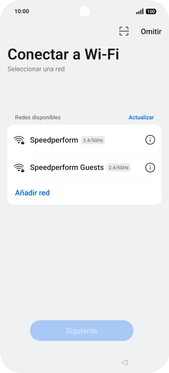 Pulsa la red wifi deseada.