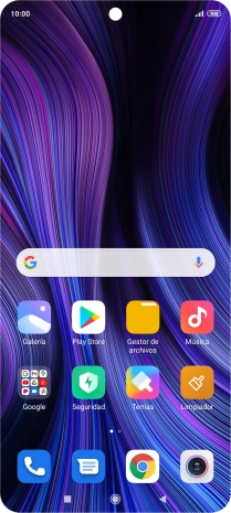 Desliza dos dedos hacia abajo desde la parte superior de la pantalla. Desliza dos dedos hacia abajo desde la parte superior de la pantalla.