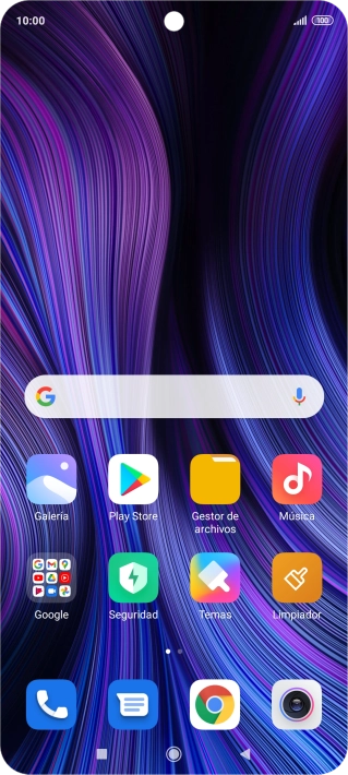 Desliza dos dedos hacia abajo desde la parte superior de la pantalla. Desliza dos dedos hacia abajo desde la parte superior de la pantalla.