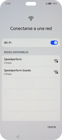 Pulsa la red deseada.