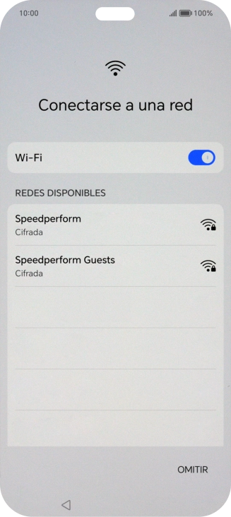 Pulsa la red deseada.