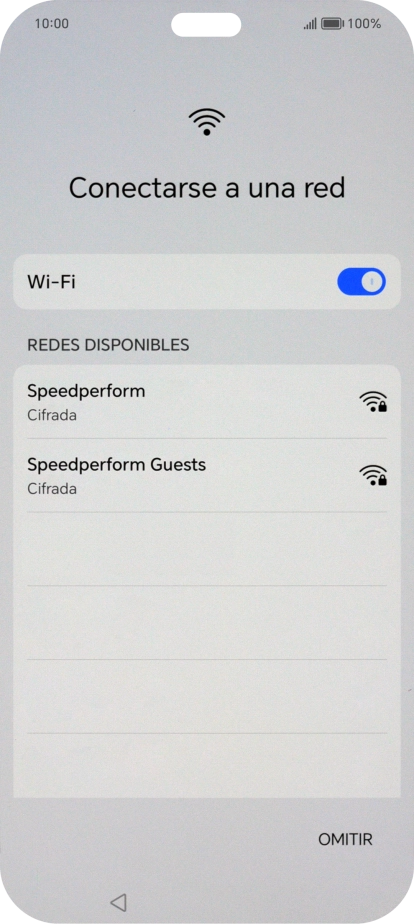 Pulsa la red deseada.