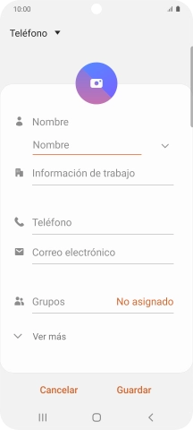 Pulsa la lista desplegable de la guía.