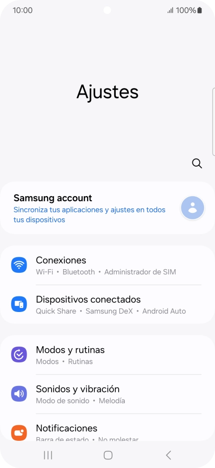 Pulsa Sonidos y vibración. Pulsa Sonidos y vibración.