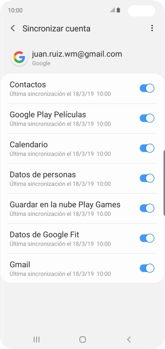 Pulsa la tecla de inicio para terminar y regresar a la pantalla de inicio.