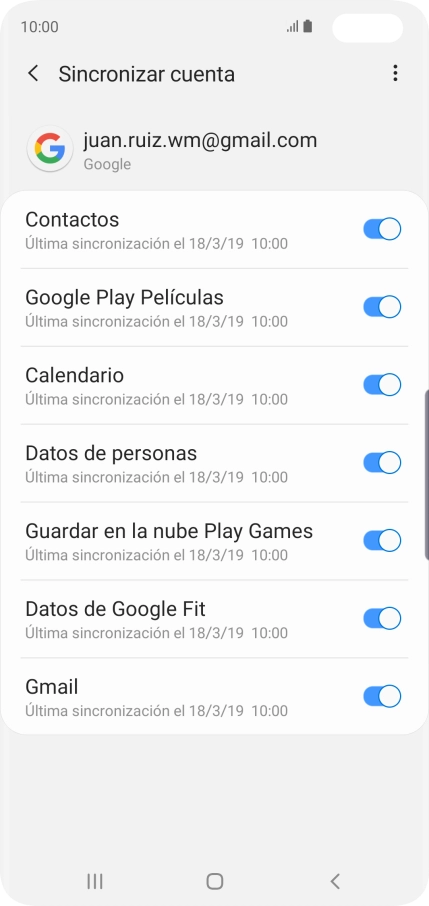 Pulsa la tecla de inicio para terminar y regresar a la pantalla de inicio.