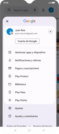 Pulsa Gestionar apps y dispositivo.