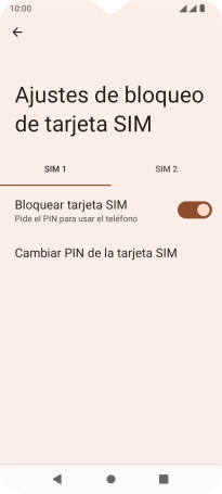 Pulsa el indicador junto a 