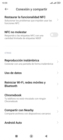 Pulsa Uso de datos.