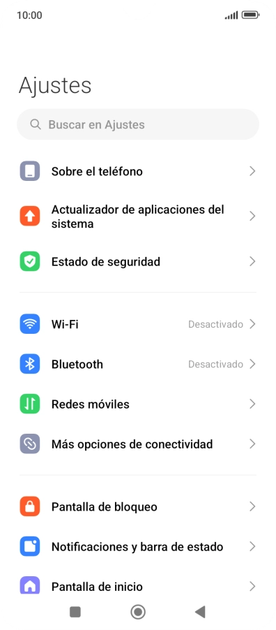 Pulsa Más opciones de conectividad.