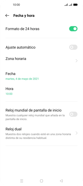 Pulsa el indicador junto a Pulsa el indicador junto a
