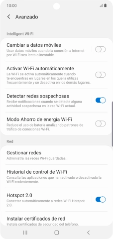 Pulsa la tecla de inicio para terminar y regresar a la pantalla de inicio.