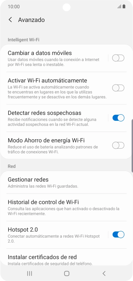 Pulsa la tecla de inicio para terminar y regresar a la pantalla de inicio.