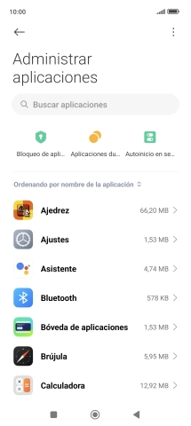 Pulsa la app deseada.