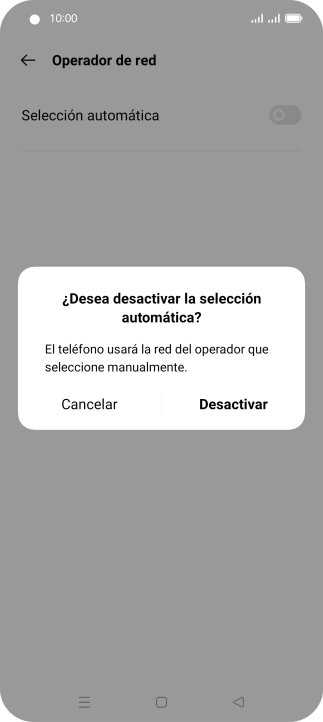 Pulsa Desactivar. Pulsa Desactivar.