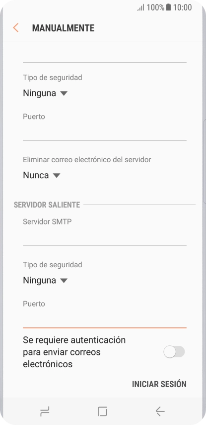 Pulsa INICIAR SESIÓN.