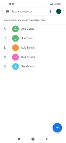 Pulsa el contacto deseado.