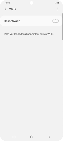 Pulsa el indicador para activar la función.