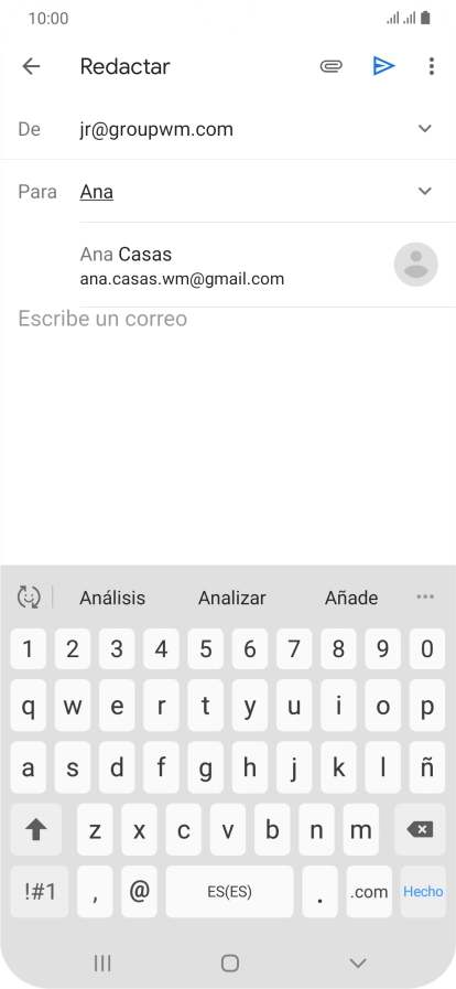 Pulsa el contacto deseado.