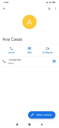 Pulsa la tecla de inicio para terminar y regresar a la pantalla de inicio.