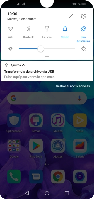 Pulsa Pulse aquí para ver más opciones..