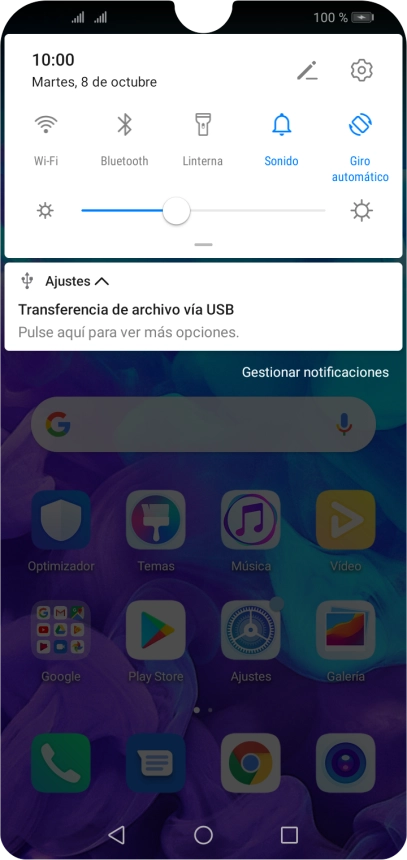 Pulsa Pulse aquí para ver más opciones..
