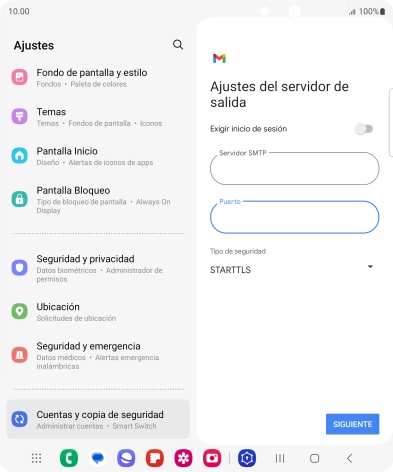 Pulsa la lista desplegable bajo 