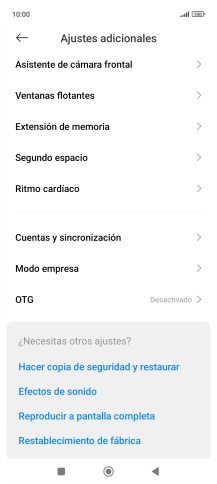 Pulsa Cuentas y sincronización. Pulsa Cuentas y sincronización.