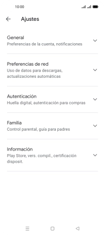 Pulsa Preferencias de red.