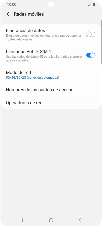 Pulsa el indicador junto a 