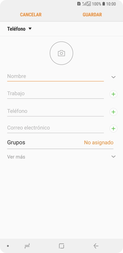 Pulsa la lista desplegable de la guía.