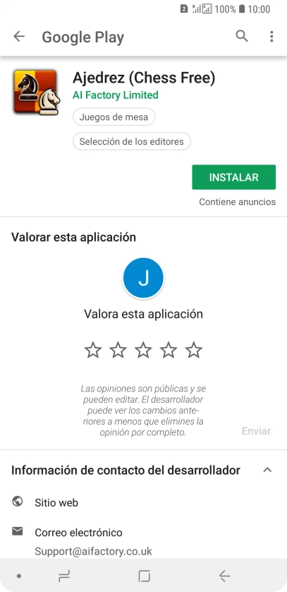 Pulsa la tecla de inicio para terminar y regresar a la pantalla de inicio.
