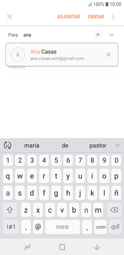 Pulsa el contacto deseado.