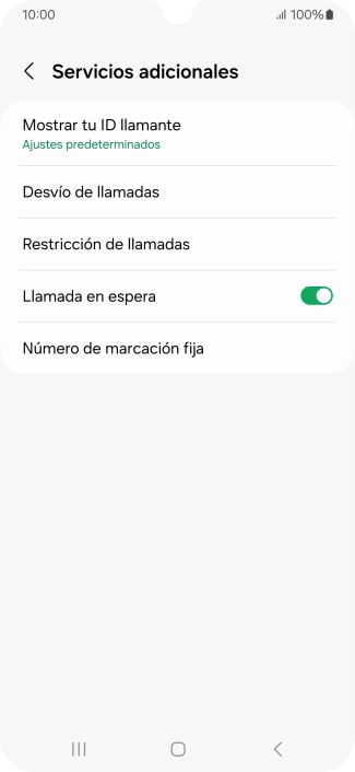 Pulsa Desvío de llamadas.