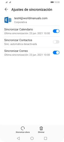 Pulsa el indicador junto a 