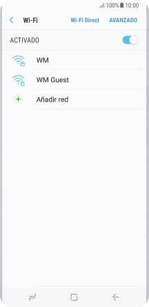 Pulsa la red wifi deseada.