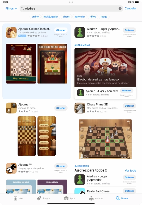 Pulsa la app deseada.