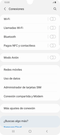 Pulsa Redes móviles.