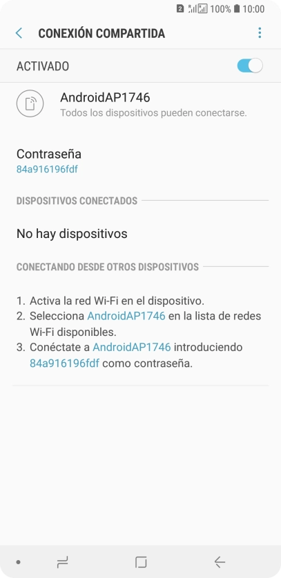 Pulsa la tecla de inicio para terminar y regresar a la pantalla de inicio.