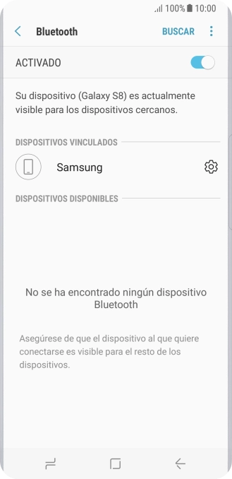 Pulsa la tecla de inicio para terminar y regresar a la pantalla de inicio.