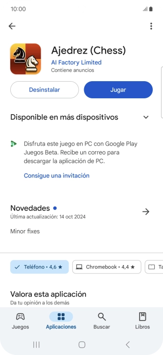 Pulsa Desinstalar.