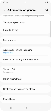 Pulsa Fecha y hora.
