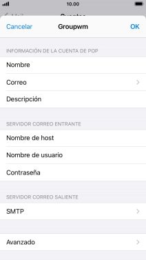 Pulsa SMTP.