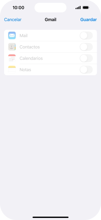 Si aparece en la pantalla esta imagen, tu cuenta de correo electrónico ha sido reconocida y configurada automáticamente. Sigue las indicaciones de la pantalla para introducir más información y terminar la configuración.